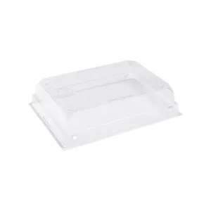 Couvercles LUXIFOOD noir/kraft 170x130mm